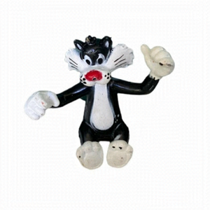VINTAGE Sylvester the Cat Looney Tunes Figure Warner Bros 1989 Hand Up